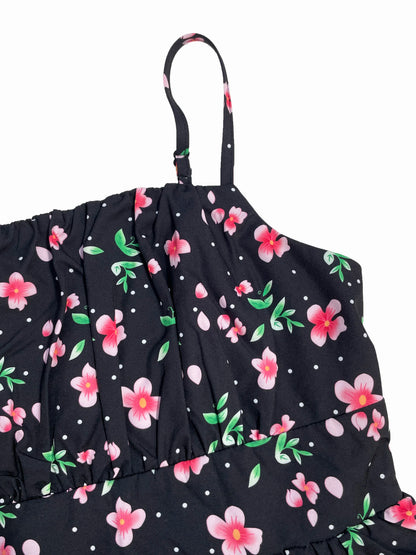 Floral Ruched Cami Dress