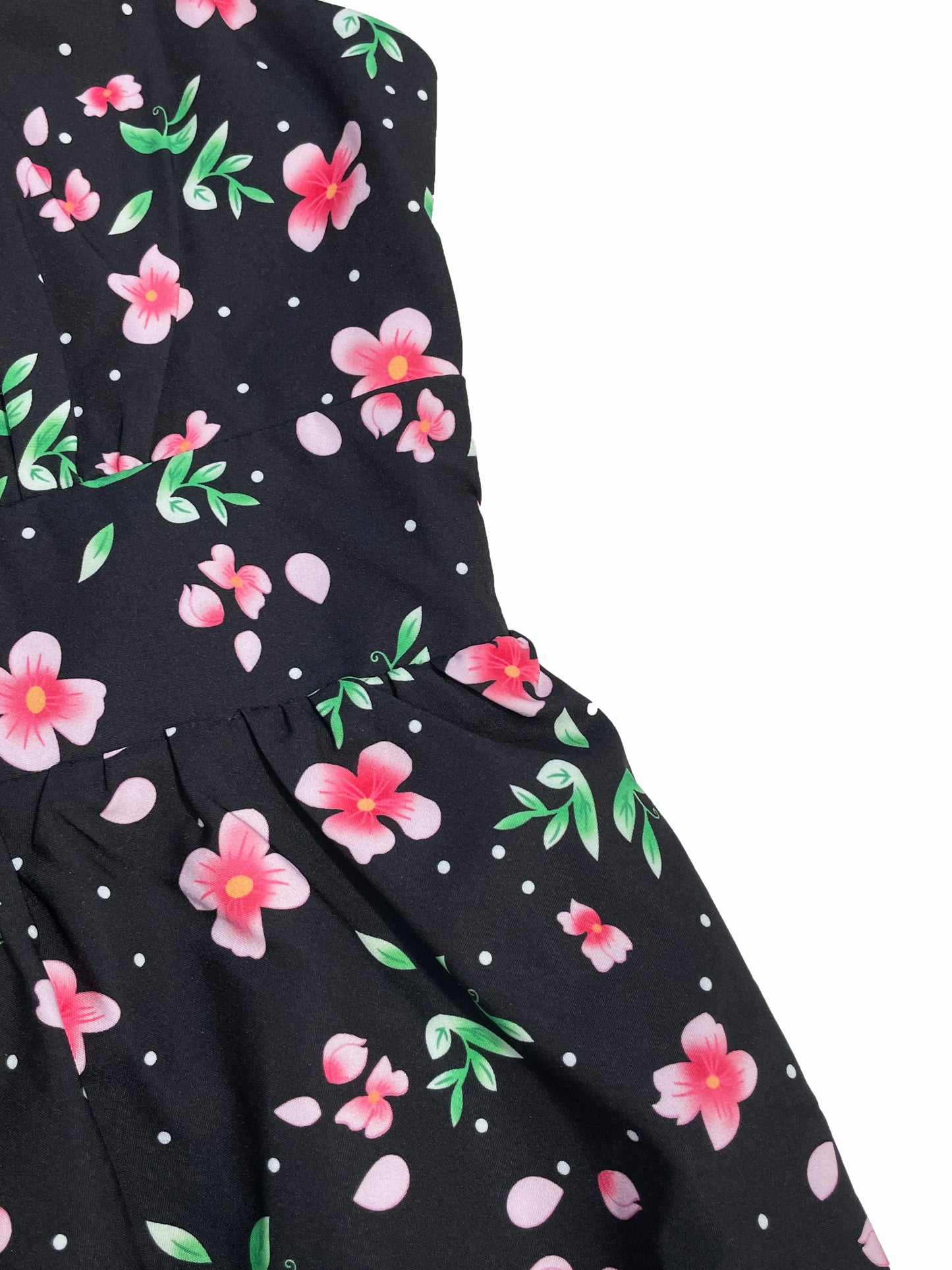 Floral Ruched Cami Dress