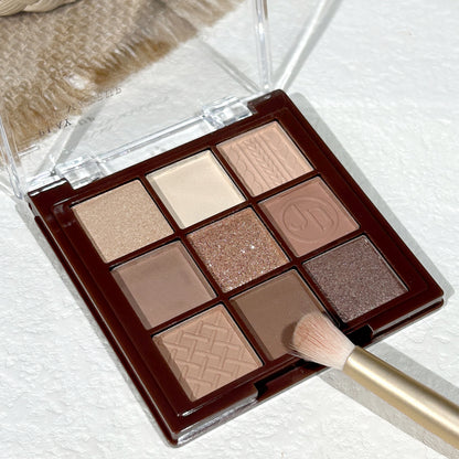 9 Color Brown Eyeshadow Palette