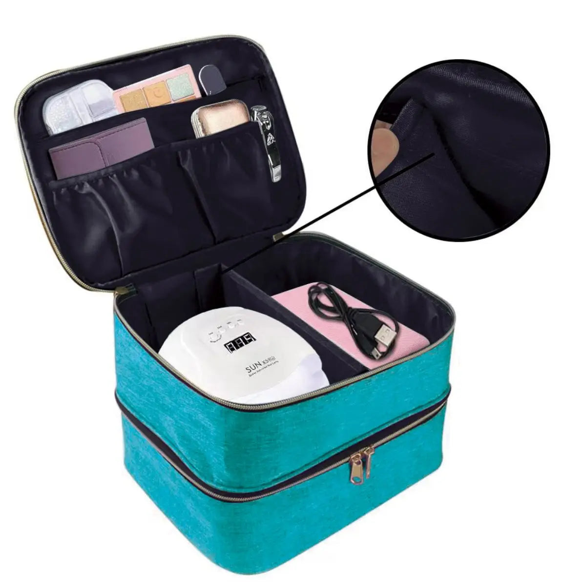 Portable Cosmetic Tote Bag