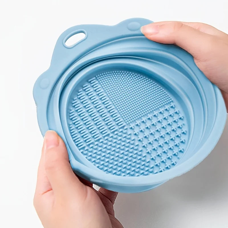 Makeup Brush Cleaner Bowl Set