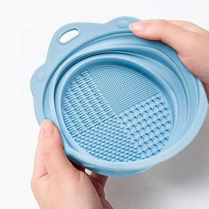 Makeup Brush Cleaner Bowl Set