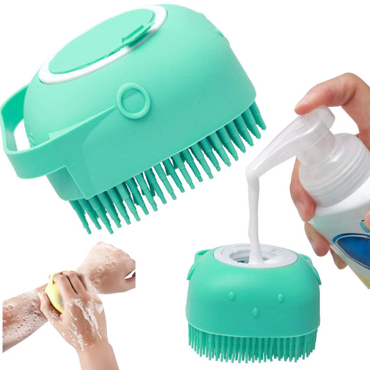 Silicone Shampoo Brush Scalp Massager