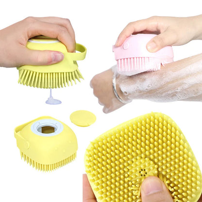 Silicone Shampoo Brush Scalp Massager