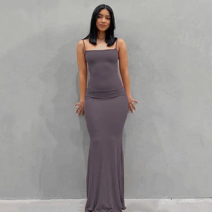 Satin Slip Maxi Dress