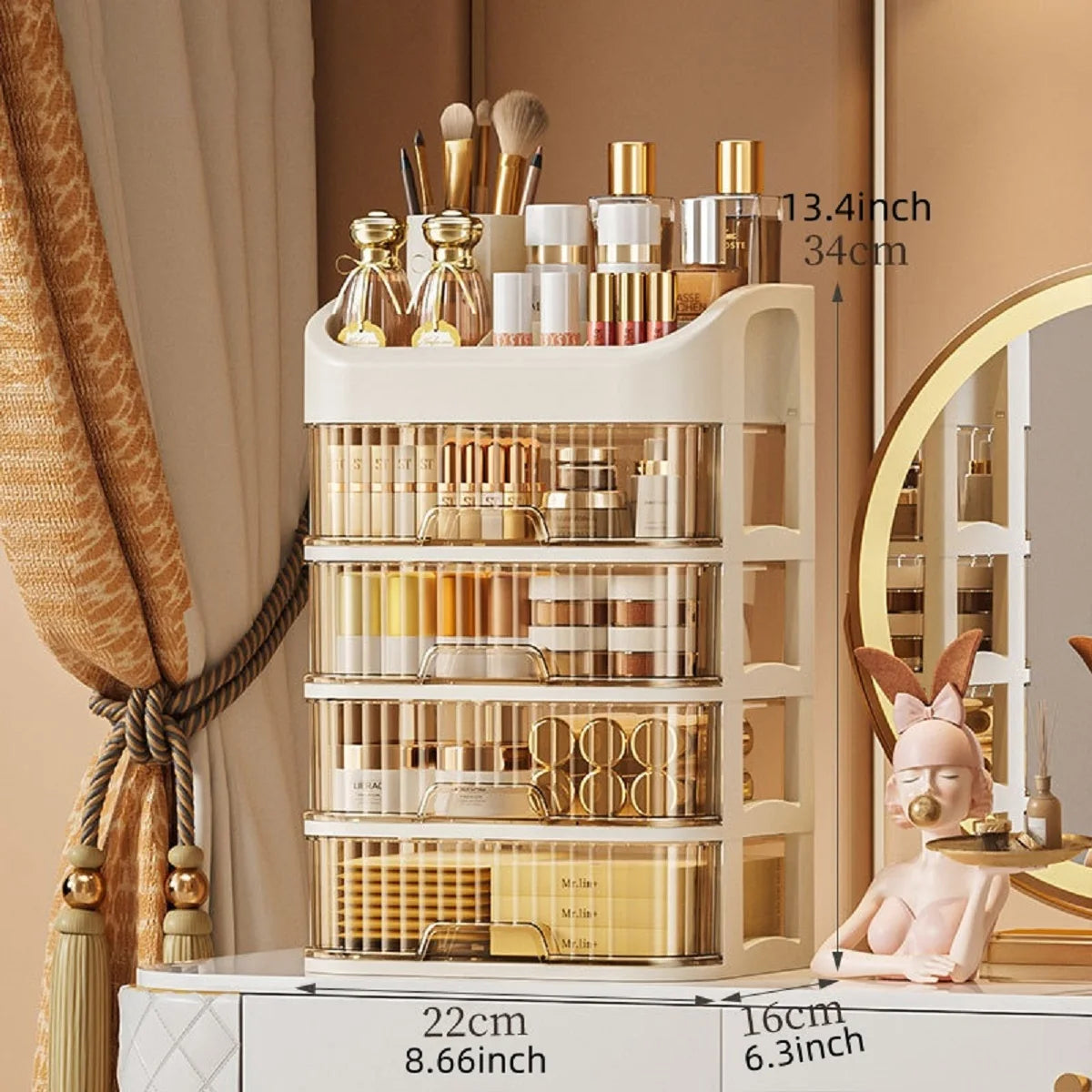 Multi Layer Makeup Storage Box