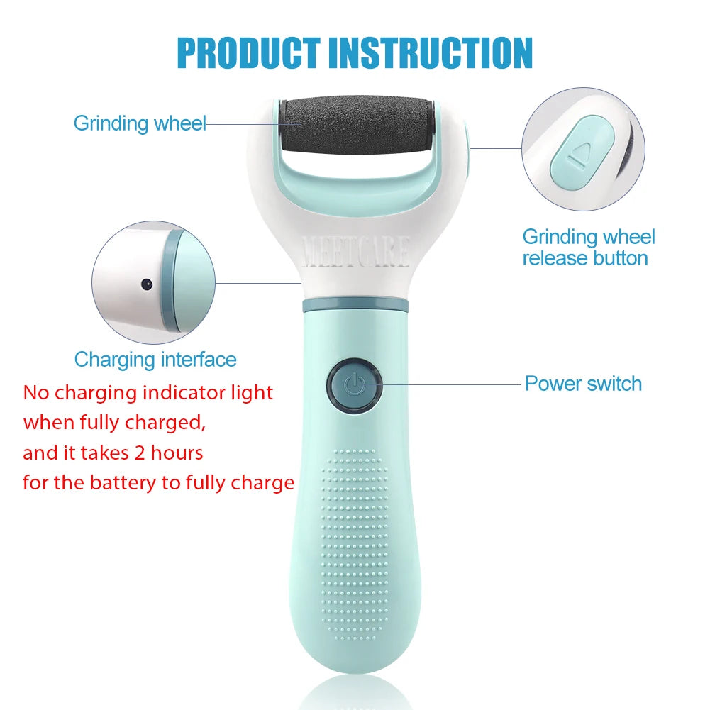 Electric Foot Grinder Callus Remover Tool