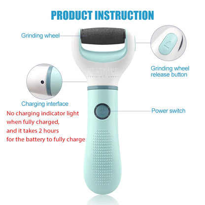 Electric Foot Grinder Callus Remover Tool