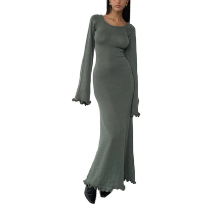 Knitted Bodycon Maxi Dress