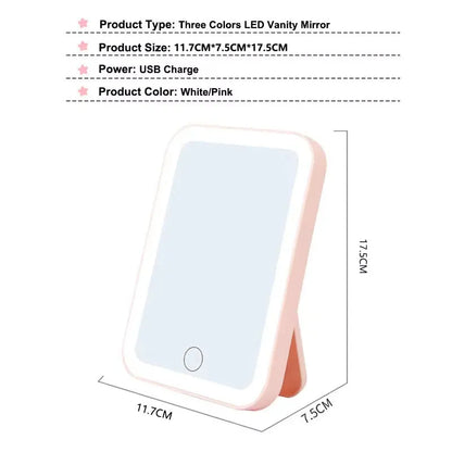 Rechargeable Dimmable Makeup Mirror