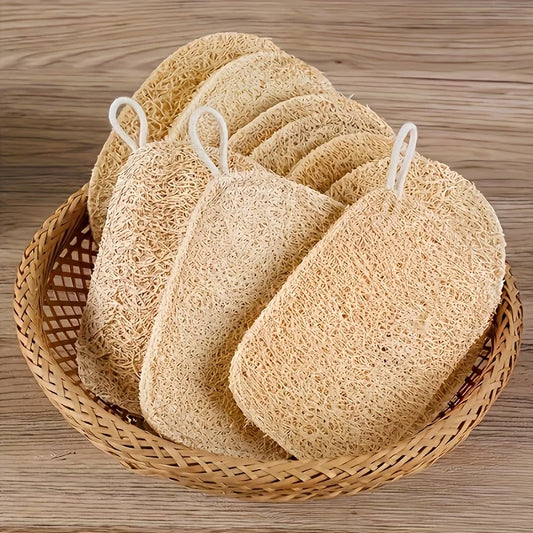 Bamboo Fiber Body Scrubber Set