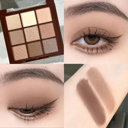9 Color Brown Eyeshadow Palette
