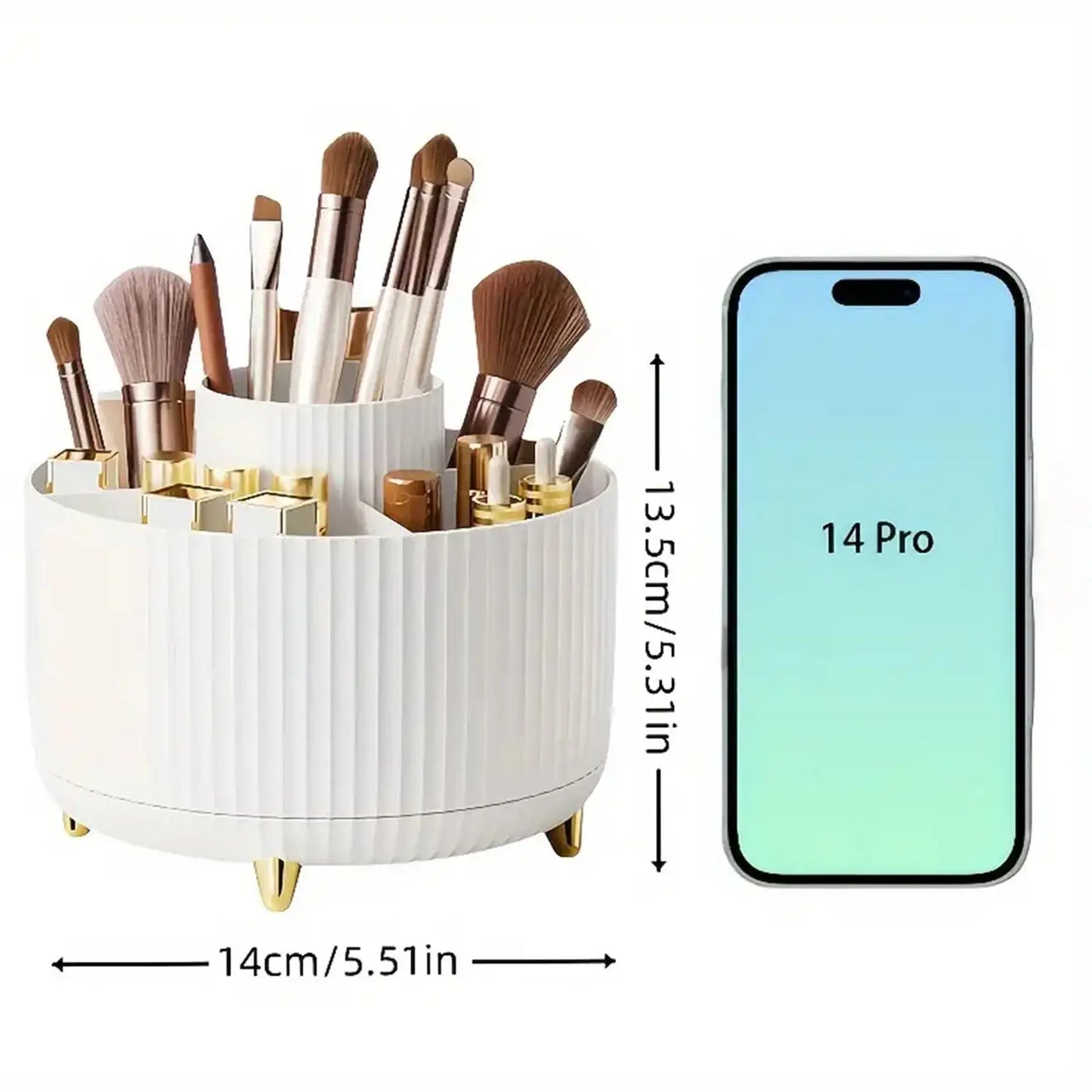 Multi Compartment Cosmetic Storage Holder