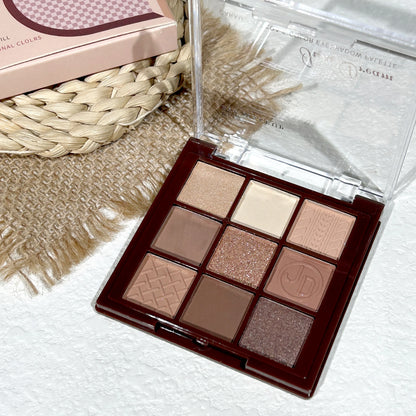 9 Color Brown Eyeshadow Palette
