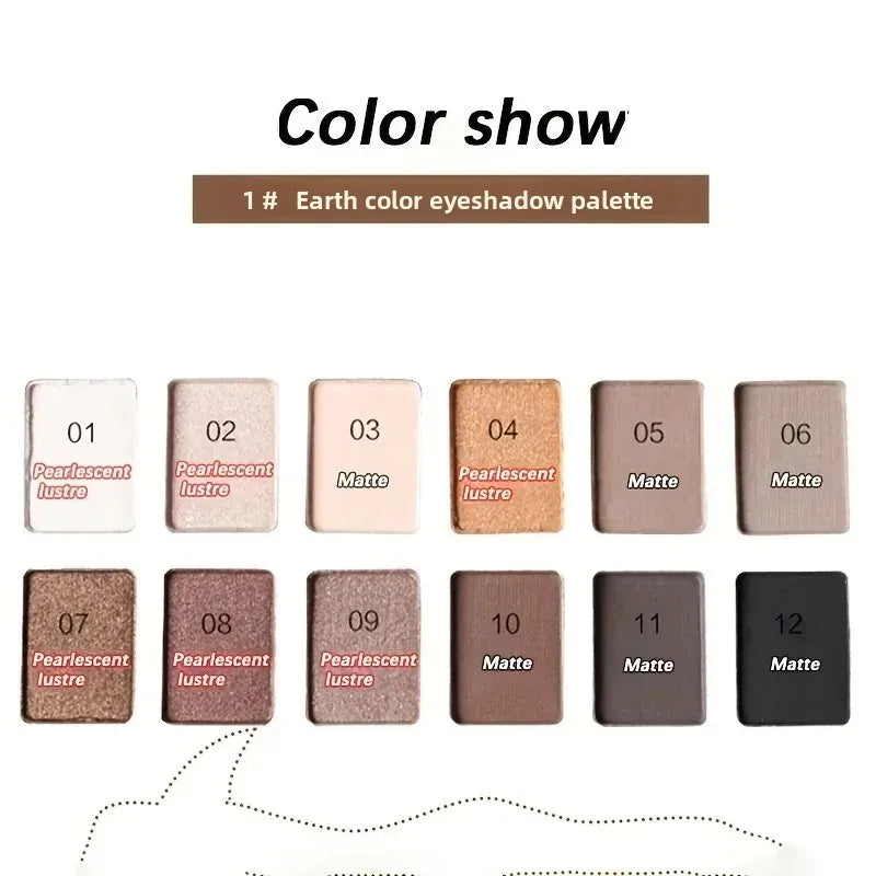 12 Color Eyeshadow Palette