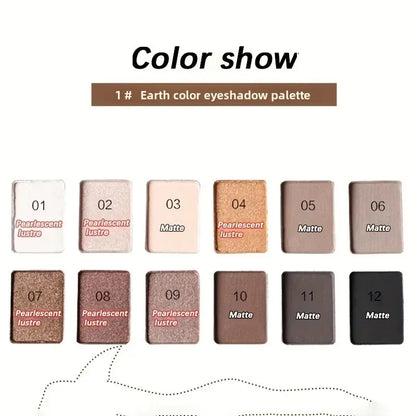 12 Color Eyeshadow Palette