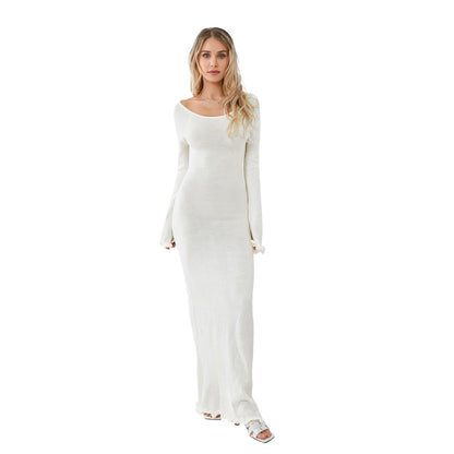 Knitted Bodycon Maxi Dress
