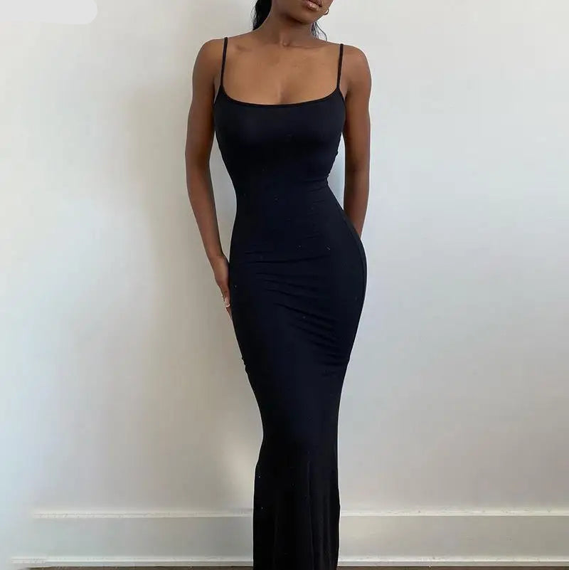 Satin Slip Maxi Dress