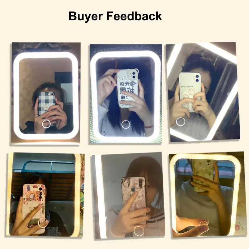 Rechargeable Dimmable Makeup Mirror