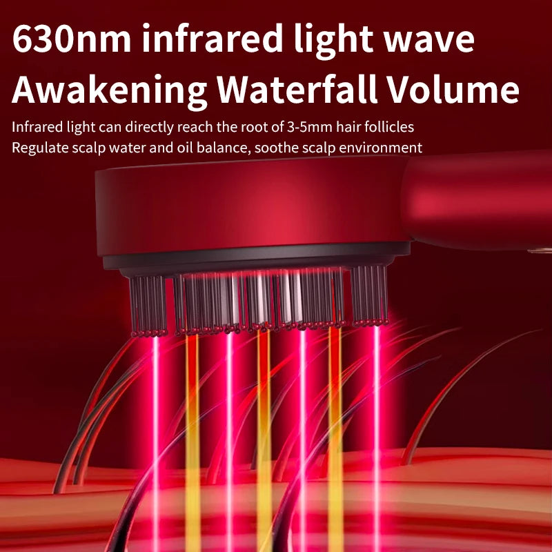 Red Light Therapy Hair Oil Applicator Brush