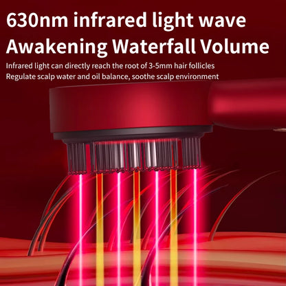 Red Light Therapy Hair Oil Applicator Brush