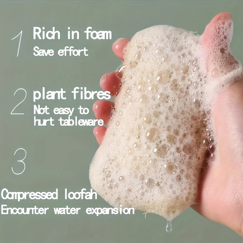 Bamboo Fiber Body Scrubber Set