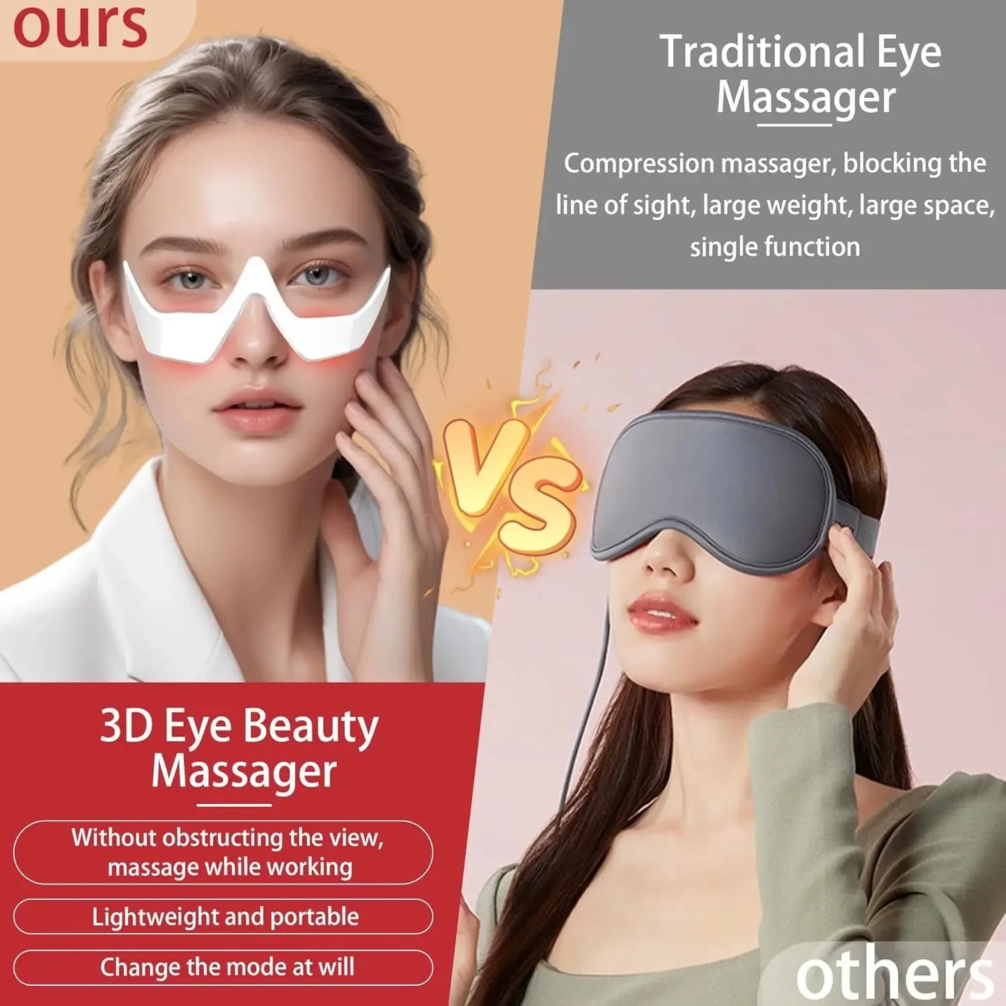 3D EMS Eye Massager