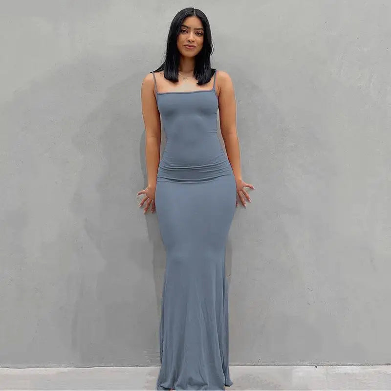 Satin Slip Maxi Dress