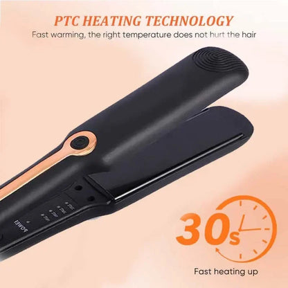2in1 Hair Straightener Curler Ceramic Iron