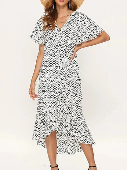 Women Floral Boho Maxi Dress