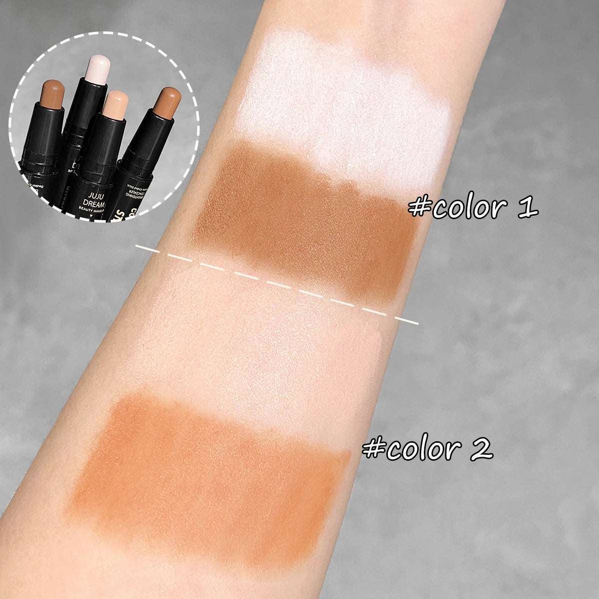 Dual End Contour Stick Concealer Foundation