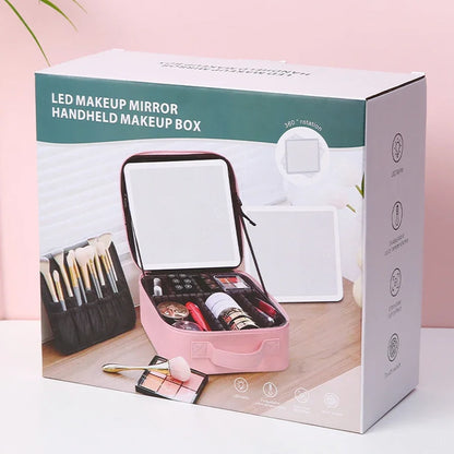 LED Makeup Bag With Mirror