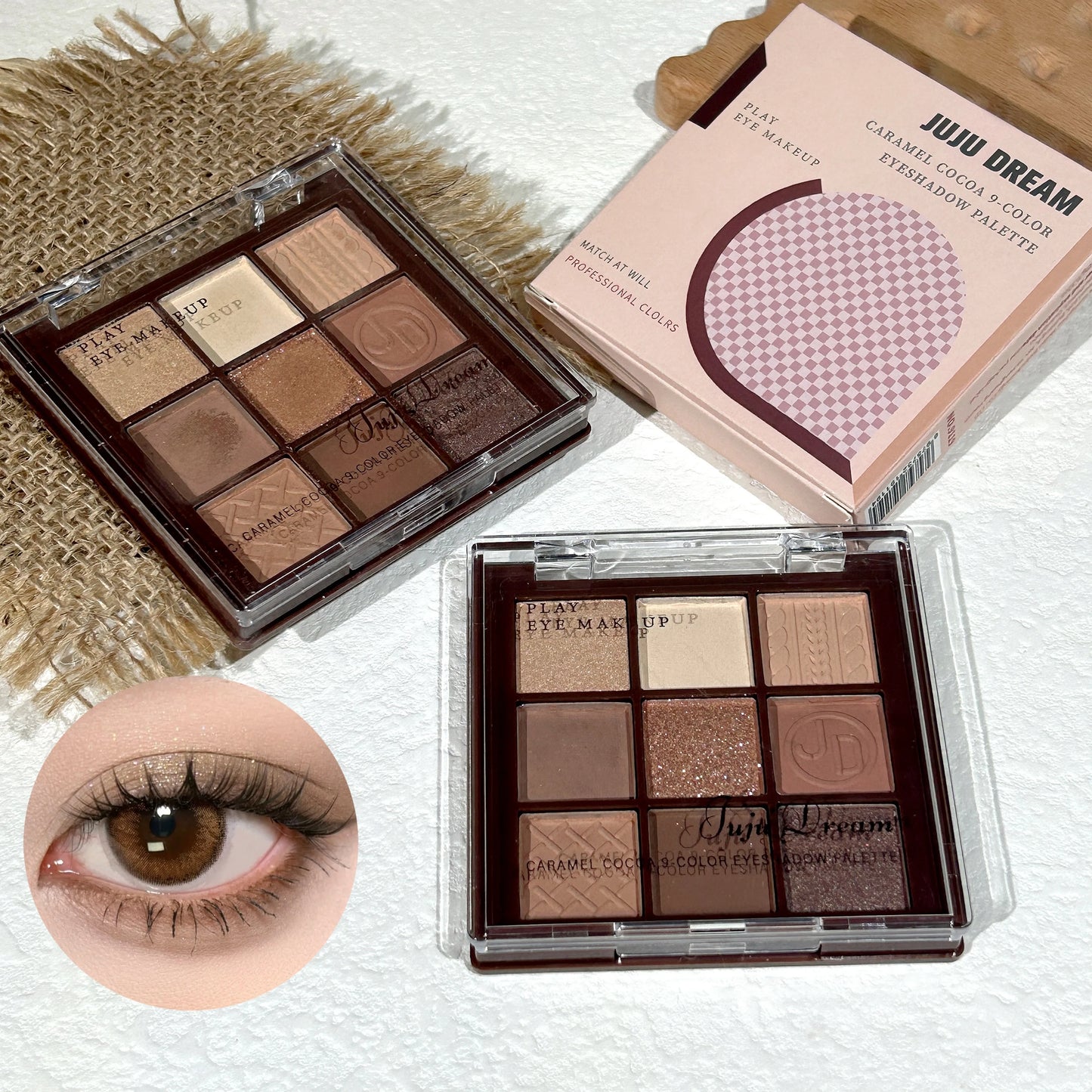 9 Color Brown Eyeshadow Palette