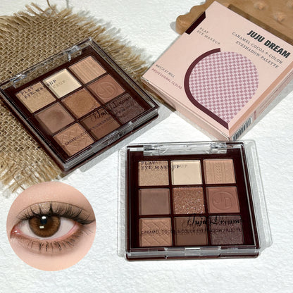 9 Color Brown Eyeshadow Palette
