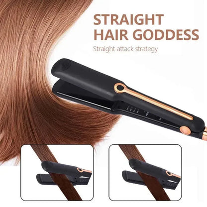 2in1 Hair Straightener Curler Ceramic Iron