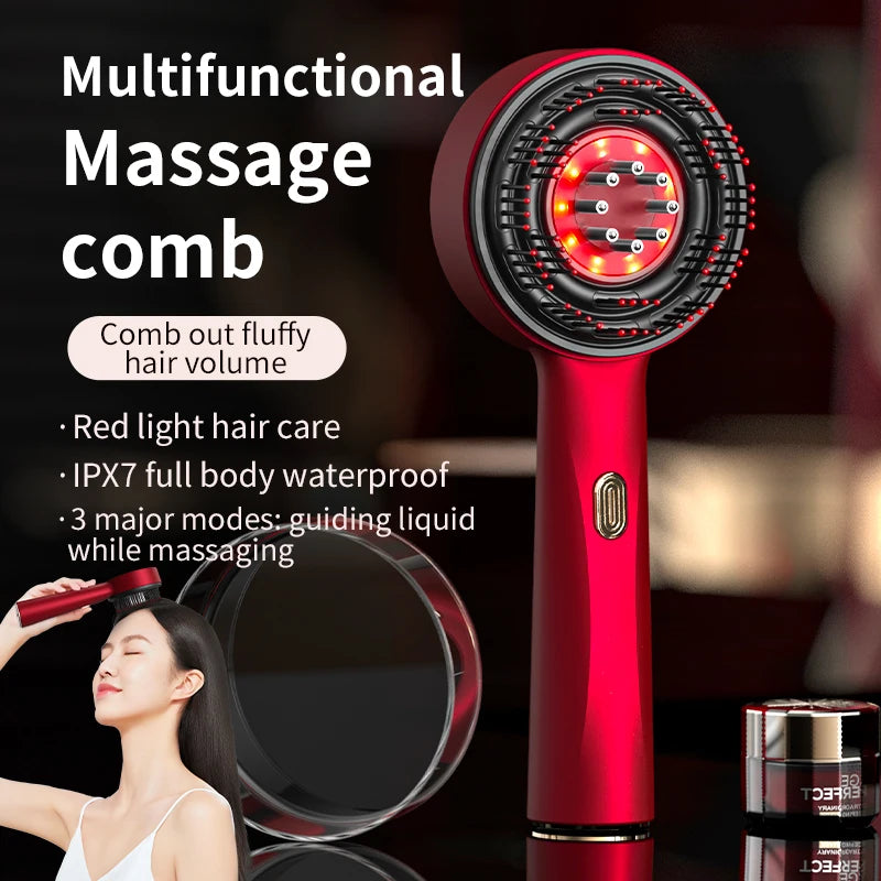 Red Light Therapy Hair Oil Applicator Brush
