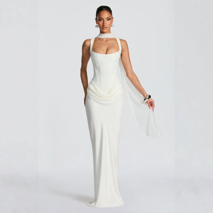Women Slim Fit Corset Dress