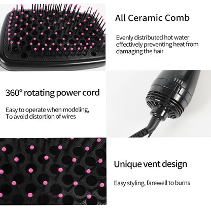 Portable Hair Dryer Brush