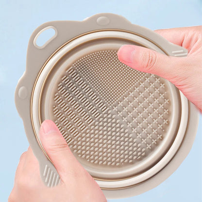 Makeup Brush Cleaner Bowl Set