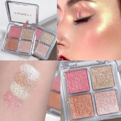4 Color Highlighter Palette