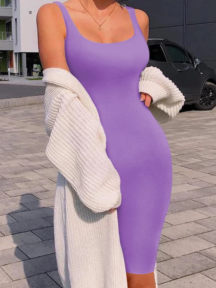 Sleeveless Midi Dress