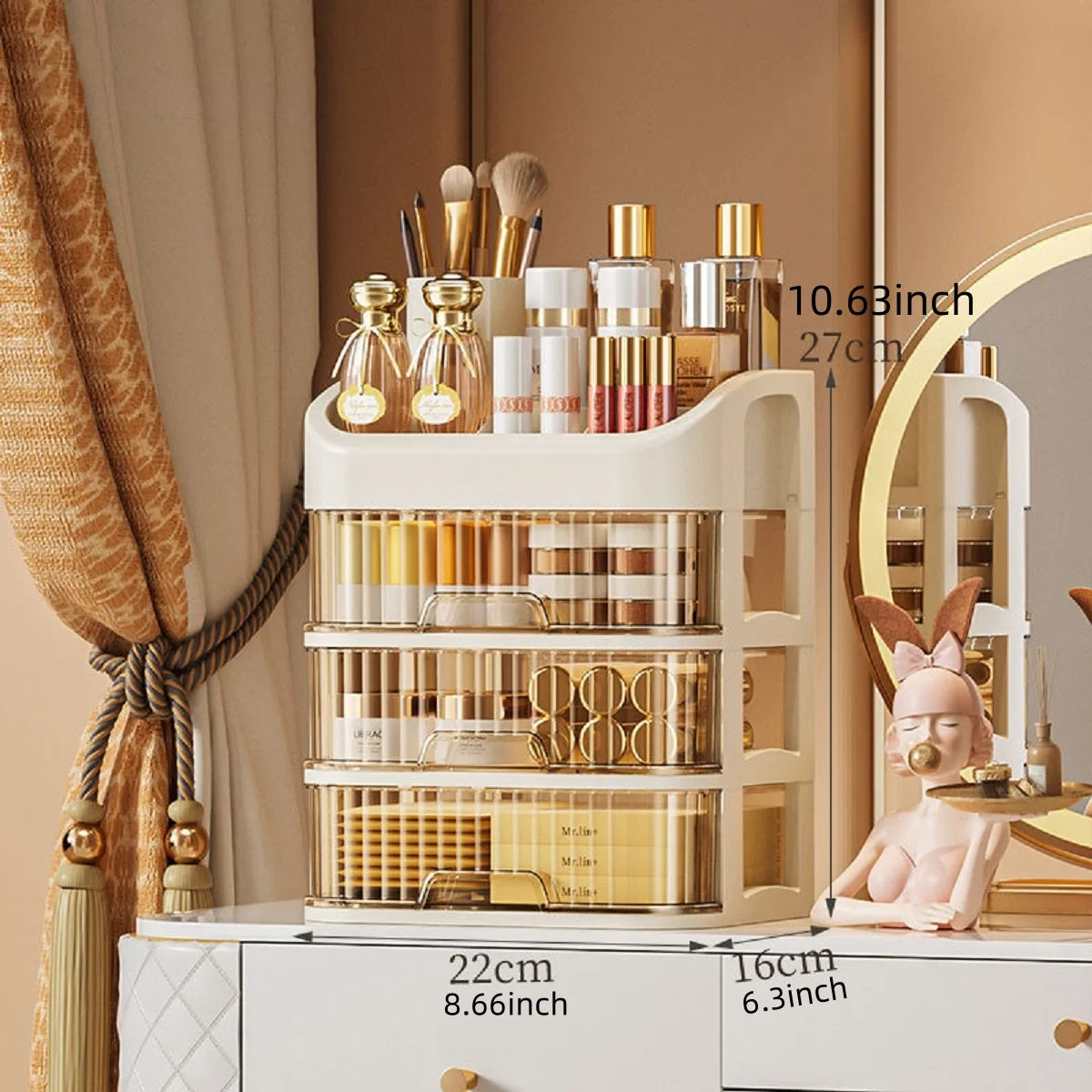 Multi Layer Makeup Storage Box
