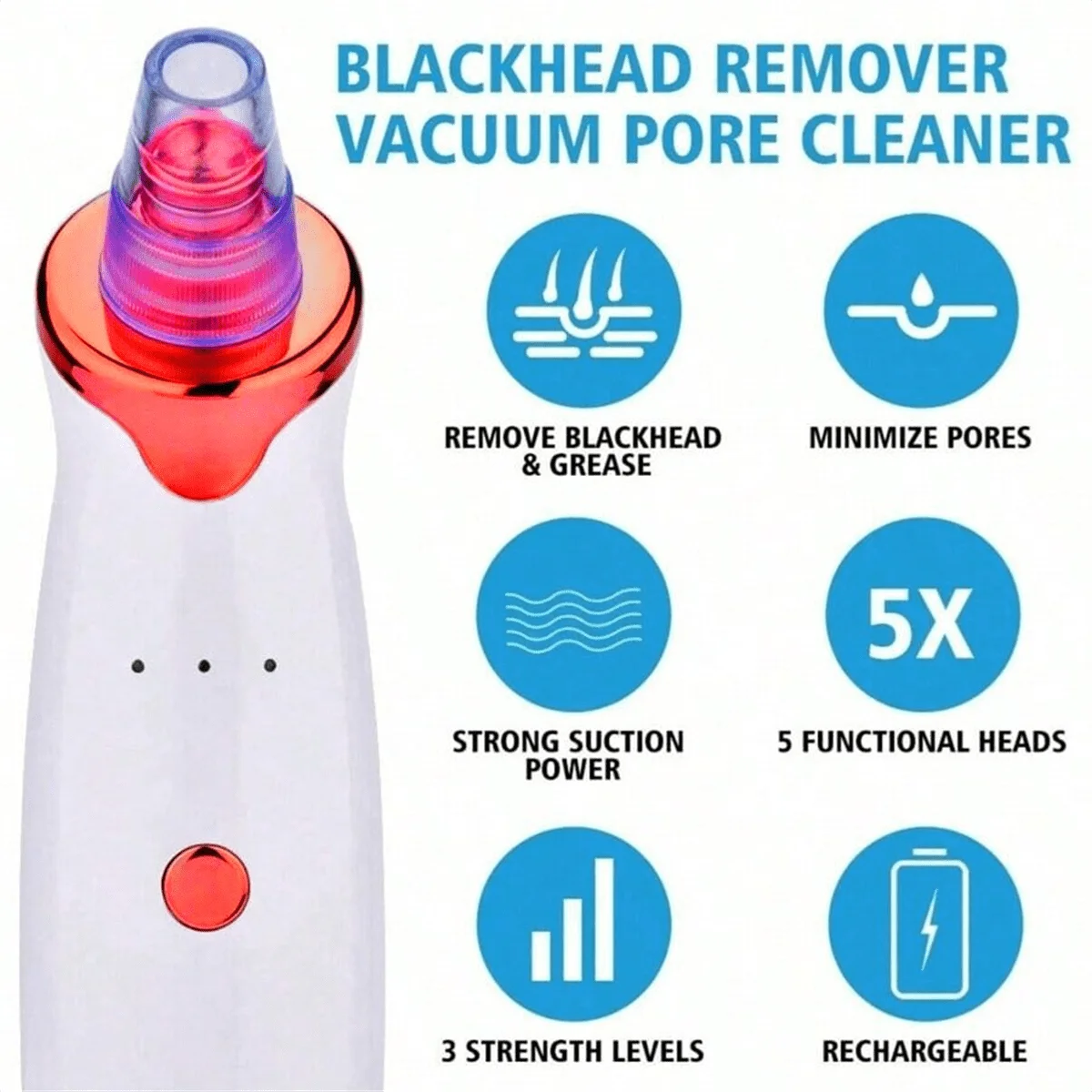 Blackhead Remover Vacuum Acne Pore Cleaner