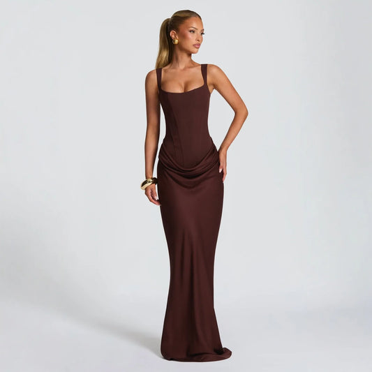 Women Slim Fit Corset Dress