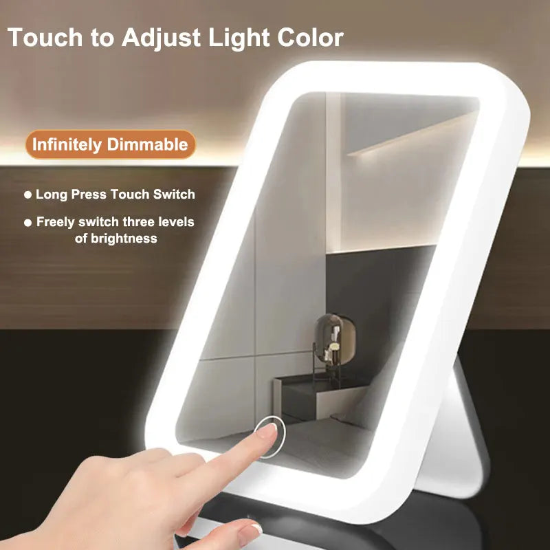 Rechargeable Dimmable Makeup Mirror