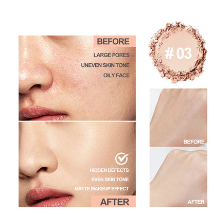 8 Color Matte Pressed Powder