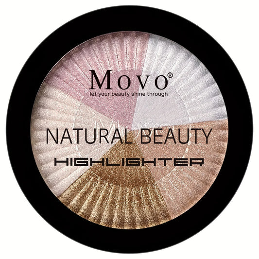 5 Color Highlighter Palette Shimmer Glow Face Illuminator Makeup