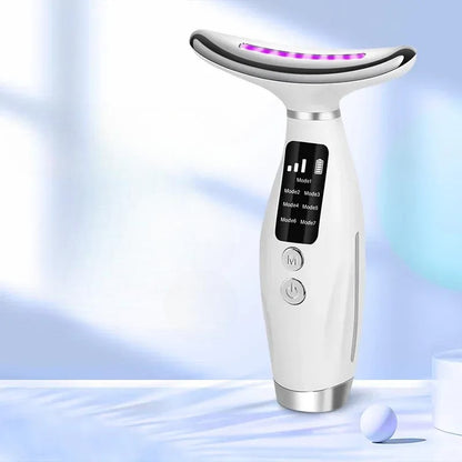 7 Color LED Face Neck Massager